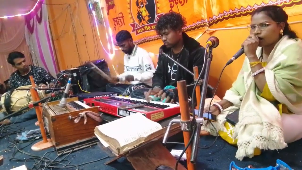 आज nonbira में रामायण प्रोग्राम सिंगर हेमा राठिया   
