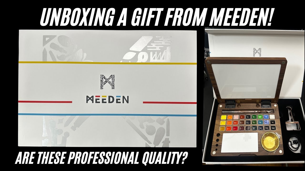 Meeden Has An Amazing Black Walnut Watercolor Palette But How’s The Paint?