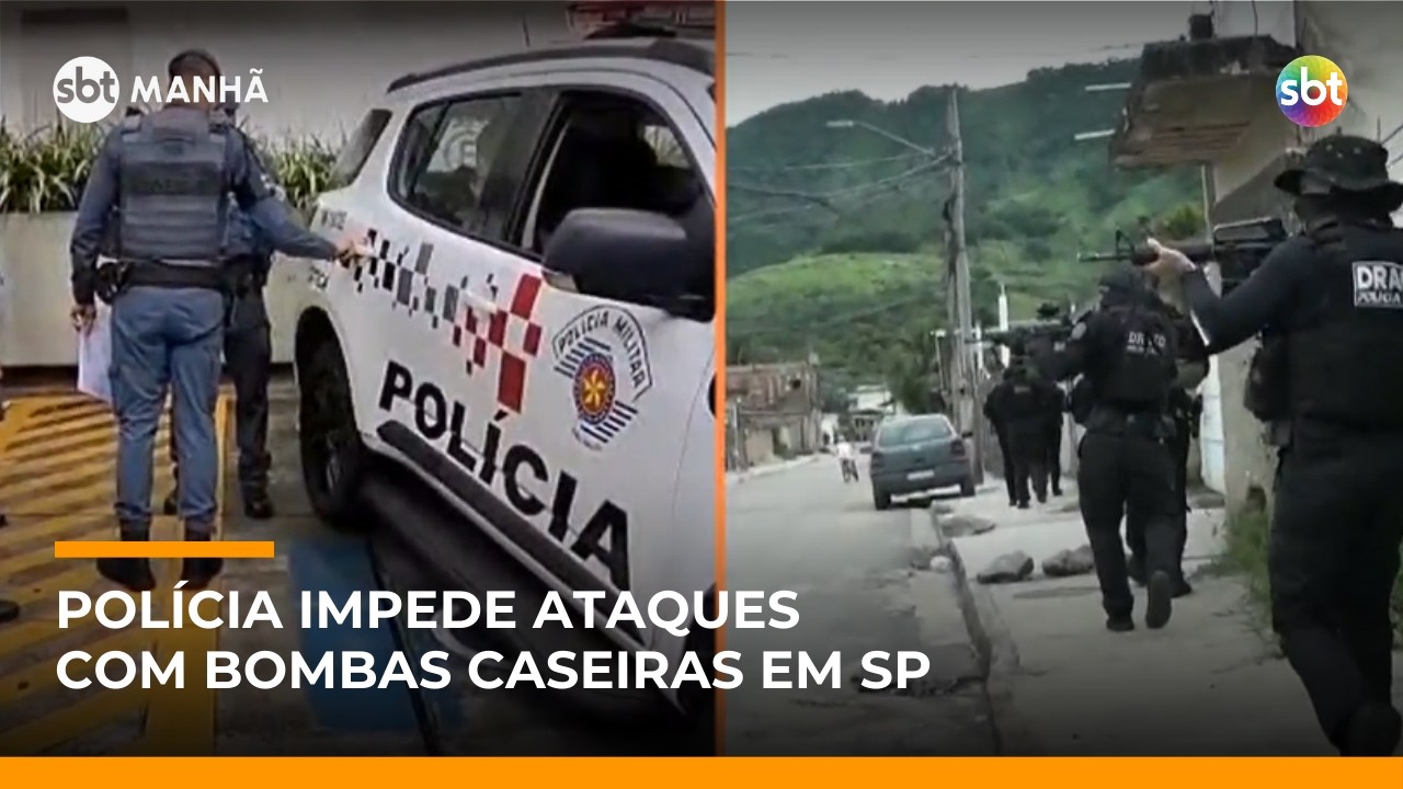 Polícia impede atentados com bombas caseiras na Avenida Paulista e investiga suspeitos | #SBTManhã