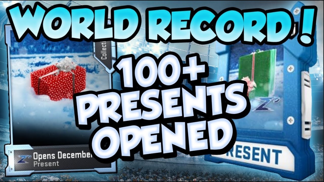 WORLD RECORD! 100+ CHRISTMAS PRESENTS OPENED! Madden 19 Ultimate Team :