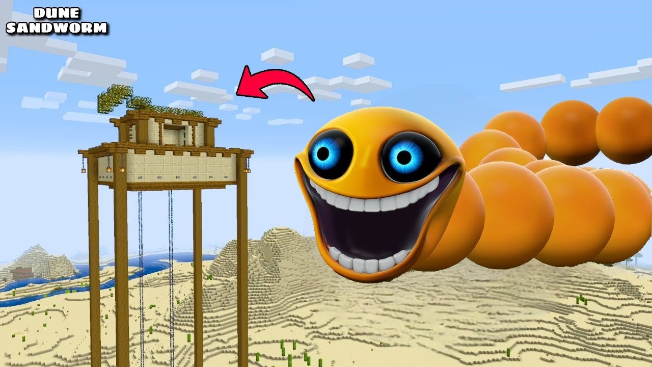 i FOUND the SCARIEST HUNGRY WORM 😱 in Minecraft! | Insane Survival Gameplay