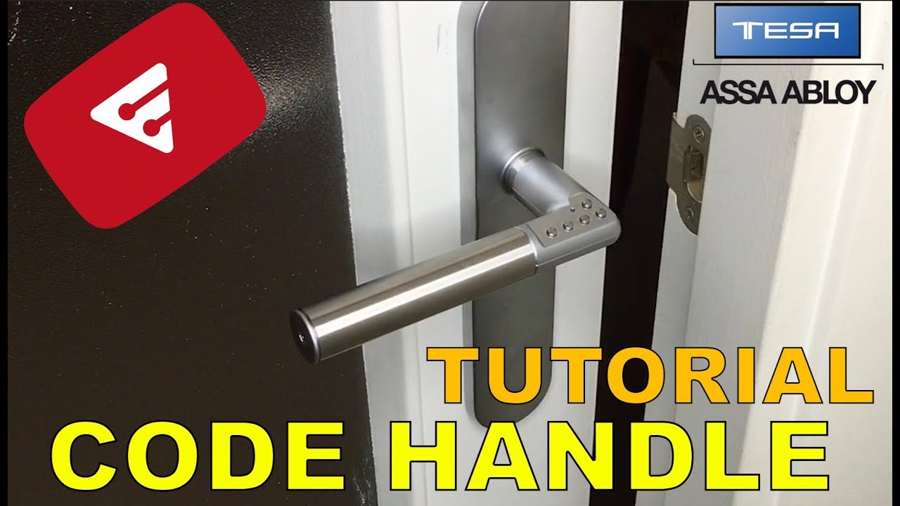 TUTORIAL DE INSTALACIÓN - CODE HANDLE, manilla con código para puerta de TESA ASSA ABLOY