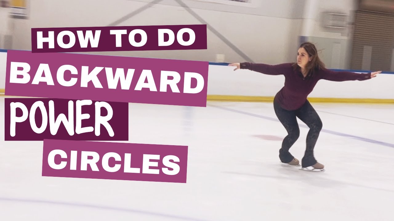 Learn Backward Crossover Power Circles   On Ice!
