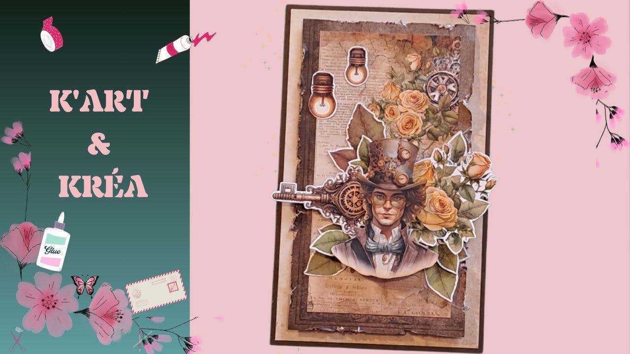 Cartes Steampunk @ptitefrimousse547 #anniversaire #partage