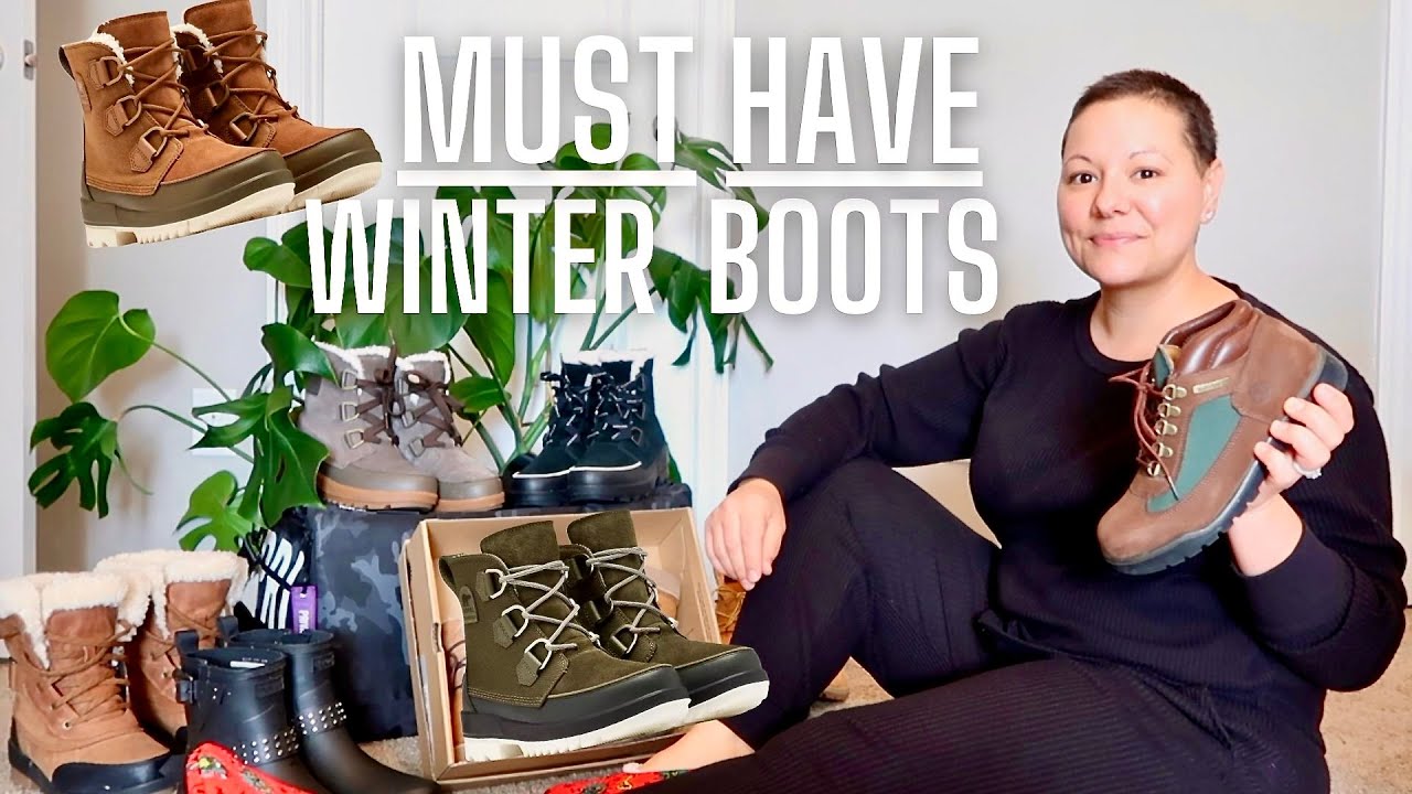 7 MUST HAVE WINTER BOOTS | Winter Shoe Collection || Sorel boots