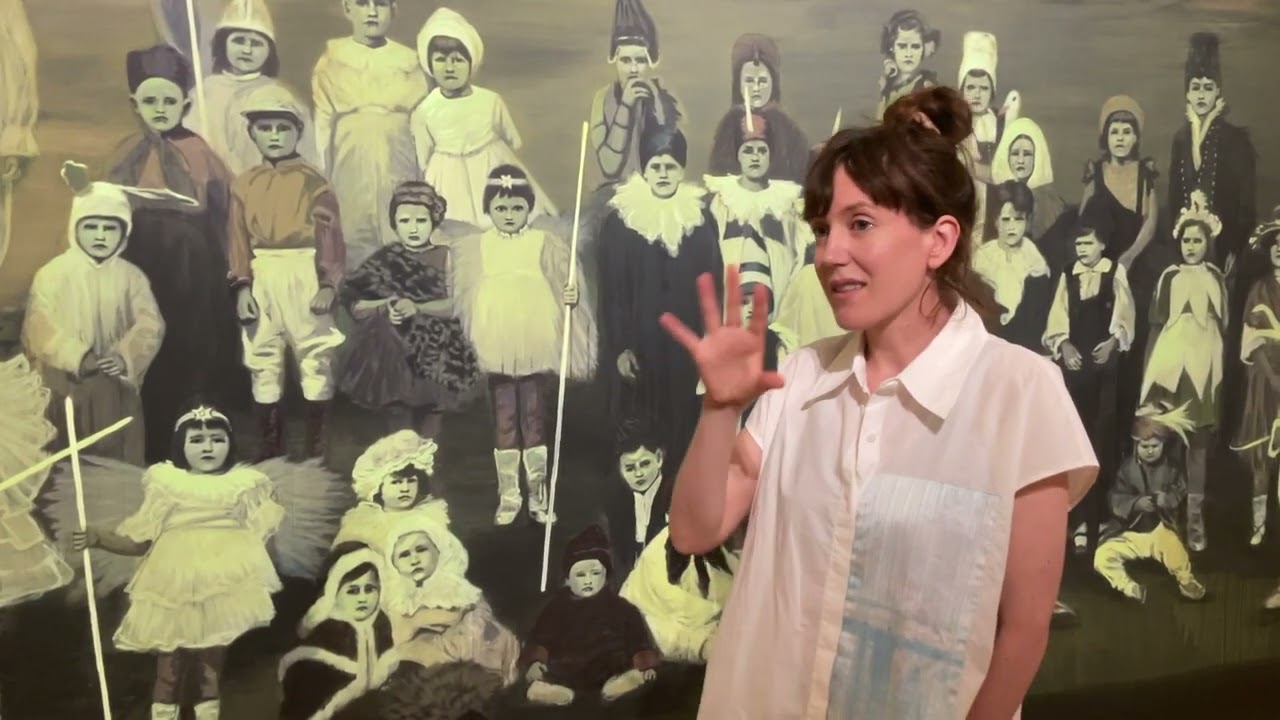 Claire Tabouret explique la place du halo dans sa création