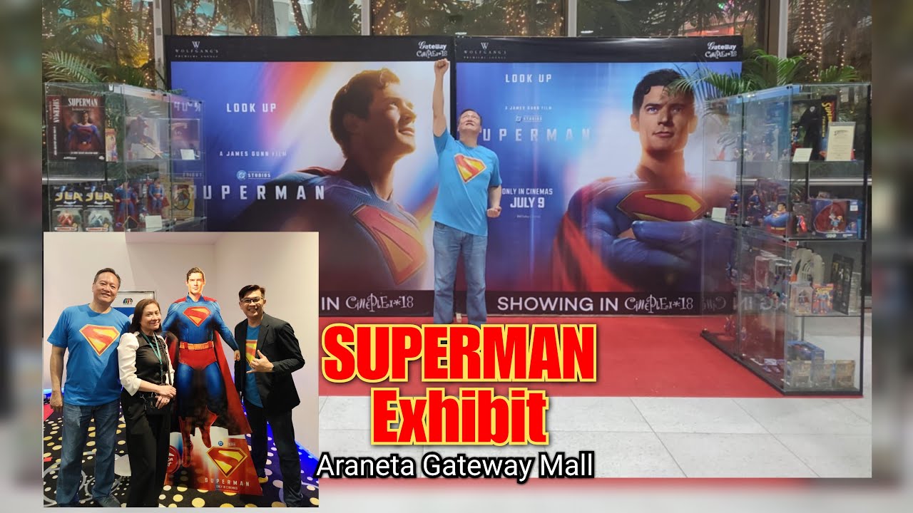 Superman collectibles display & exhibit (July 6-15, 2025)