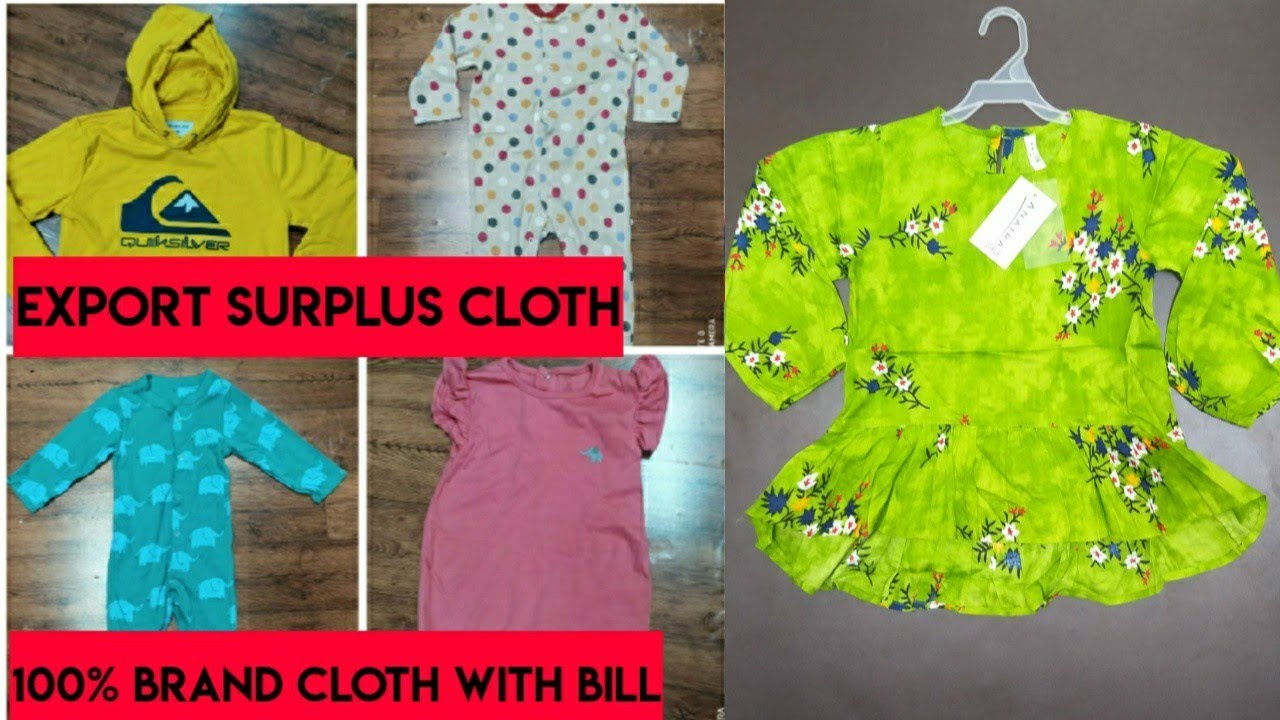 Surplus export kids clothes Market in ulhasnagar | Export surplus warehouse | branded surplus clothe