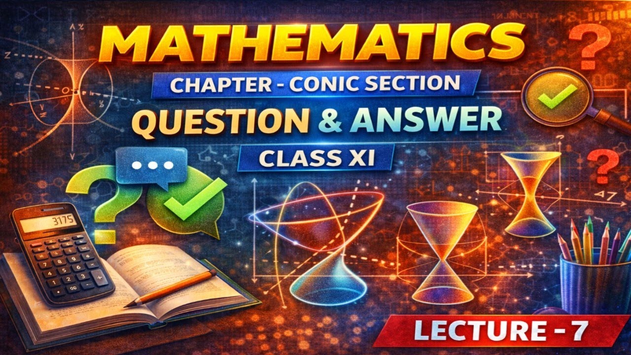 CONIC SECTION QUESTION & ANSWER | CLASS XI