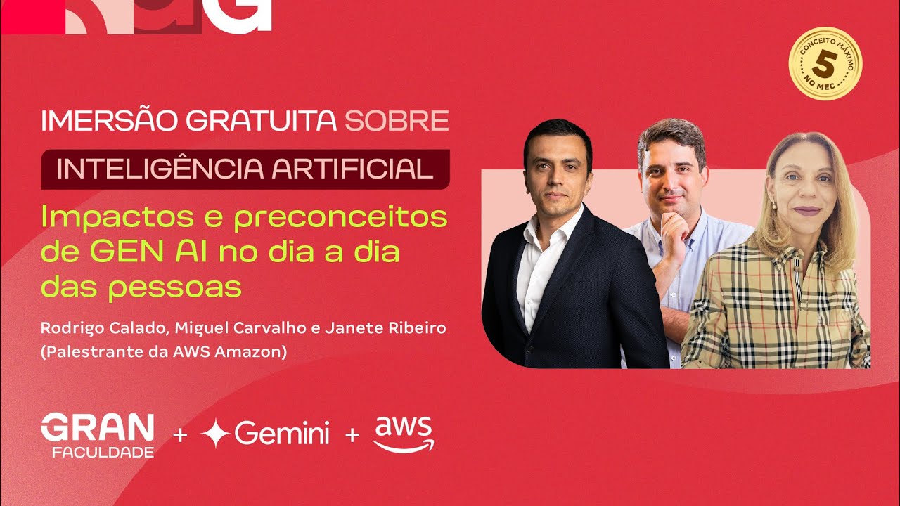Imersão gratuita sobre inteligência artificial | Dia 02:  Impactos e preconceitos de GEN AI