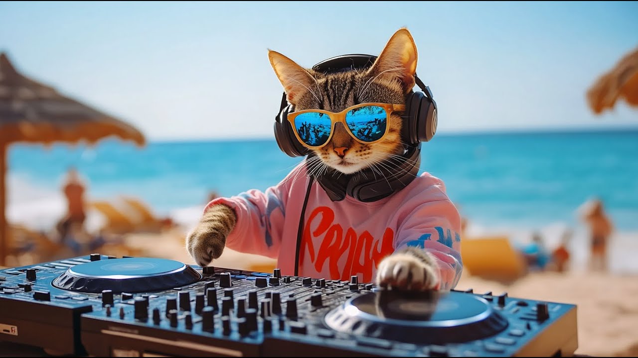 DJ MIAWW Live – Sunset by the Sea 🐾🎶 | Chill House Escape on the Shoreline