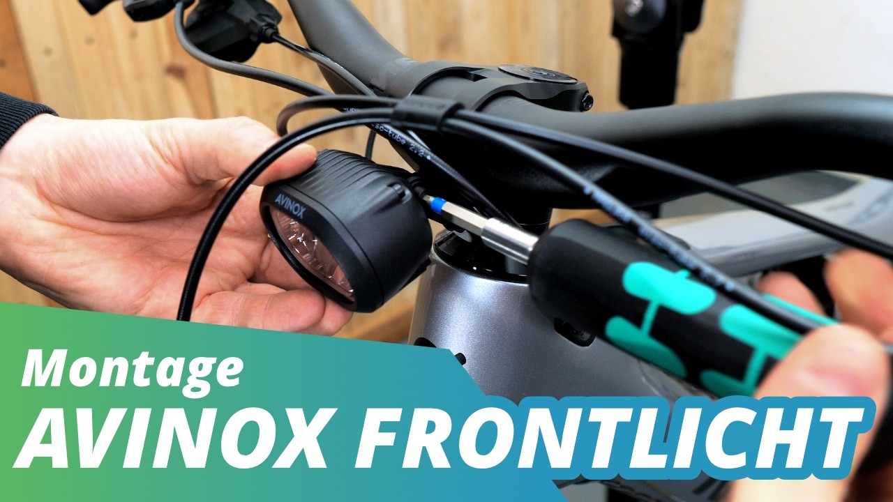 Avinox E-Bike Scheinwerfer montieren | Tutorial🔧