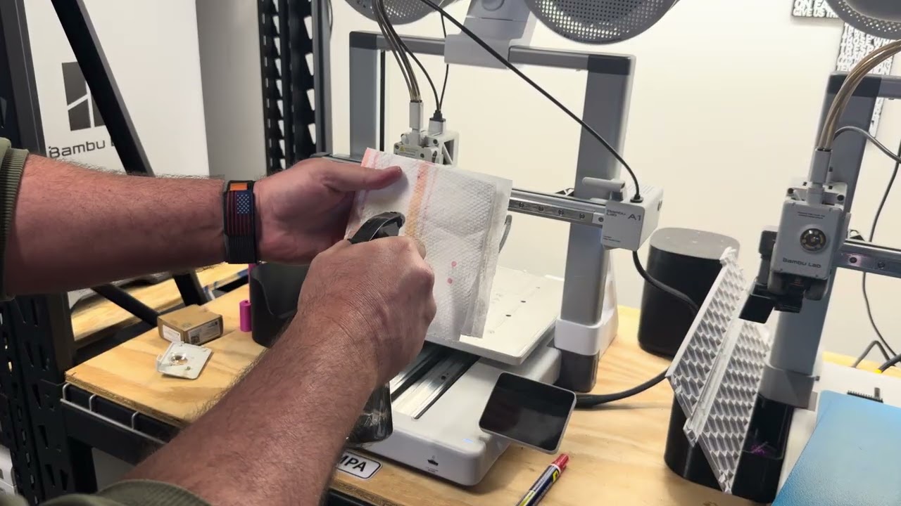 My maintenance routine for my Bambu A1’s￼
