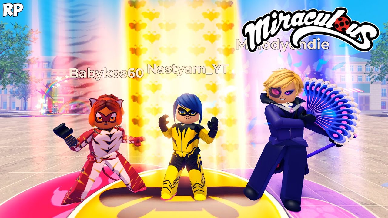 NOVO TRANSFORMAÇOES DO GRUPO NO MIRACULOUS RP - MIRACULOUS ROBLOX!
