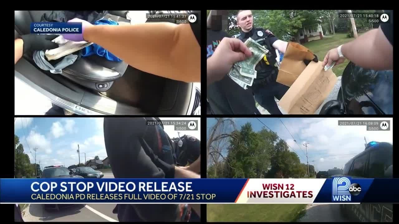 Full body camera video released of Caledonia traffic stop