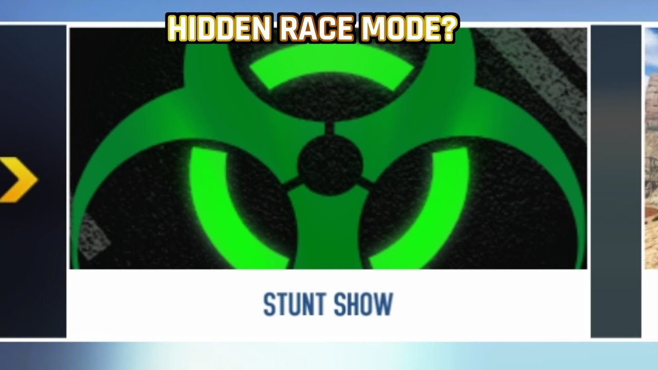 Hidden race mode in A8? Asphalt 8 3.2.2b stunt show mode gameplay