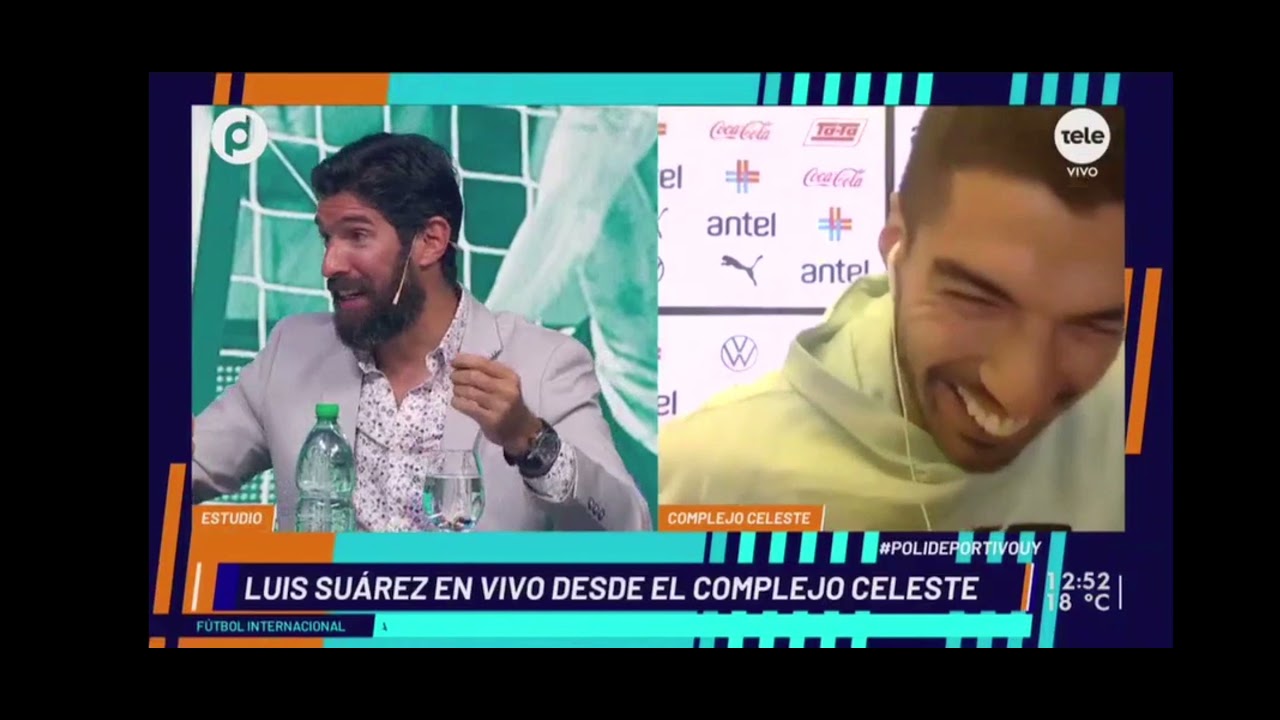 MUY GRACIOSA , imperdible entrevista con LUÍS SUÁREZ y el LOCO ABREU .