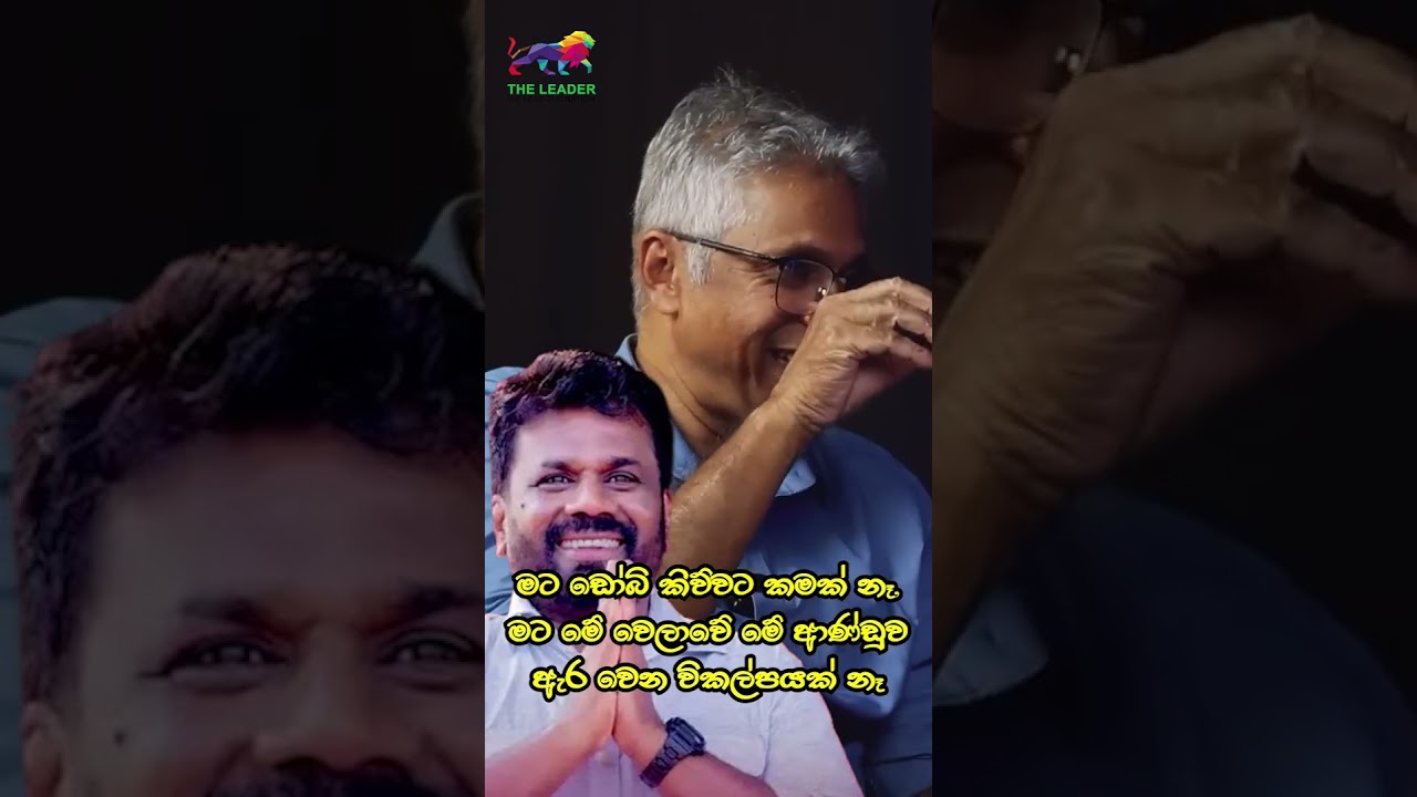 මට ඩෝබි කිව්වට කමක් නෑ, මට මේ වෙලාවේ මේ ආණ්ඩුව ඇර වෙන විකල්පයක් නෑ