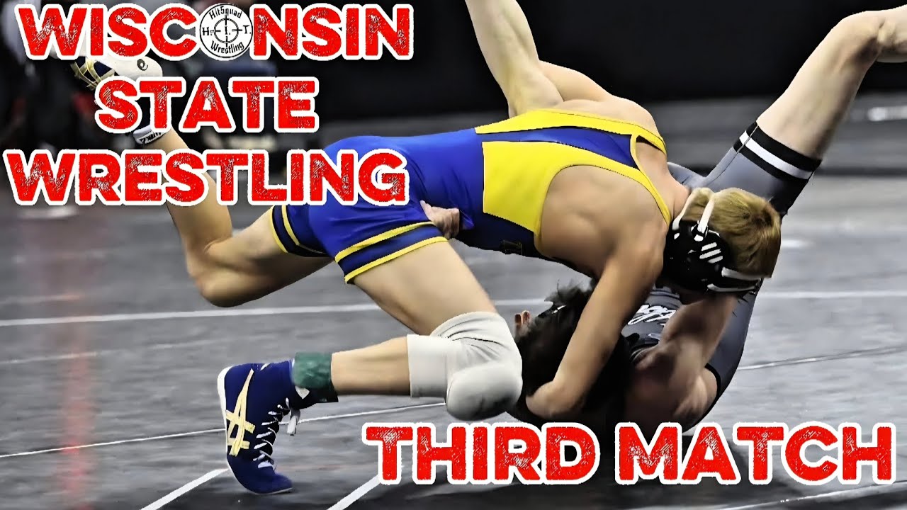 Wisconsin State Wrestling 3rd Match 