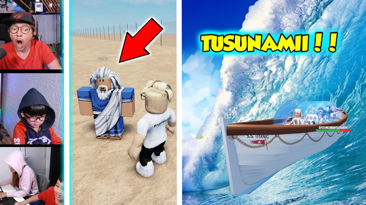 BANG CUPU JUMPA KAKEK POSEIDON YANG BIKIN TUSUNAMI ROBLOX?!! 😱😱