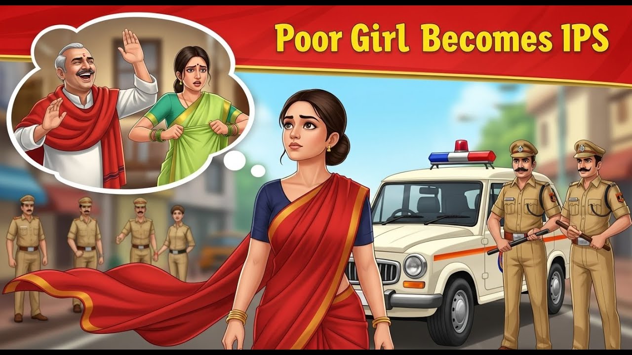 Poor Girl Becomes IPS | Moral Stories in English | Life Lesson | Learn English | Bedtime Stories |