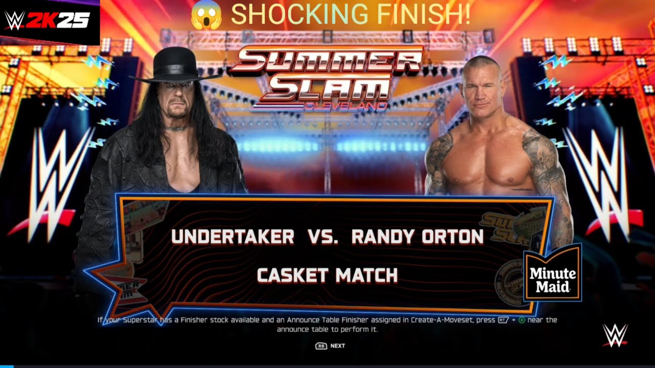 The Undertaker vs Randy Orton – Brutal Casket Match | WWE 2K25