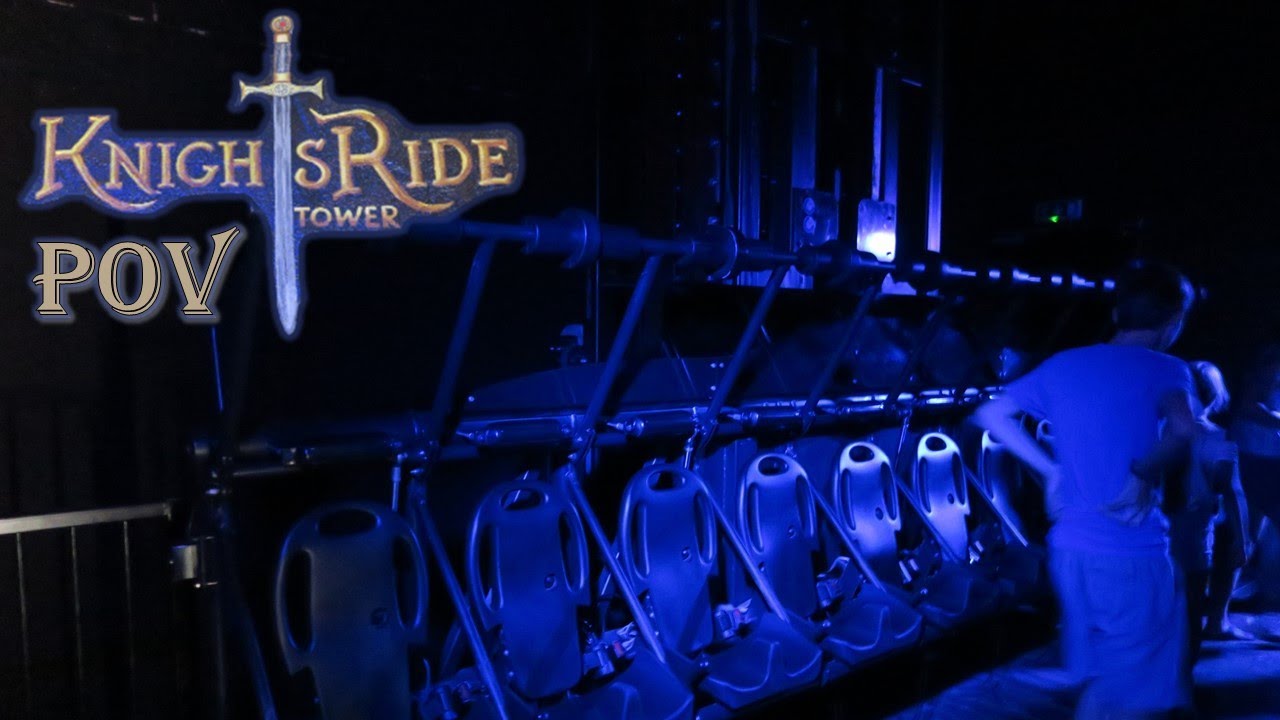 KnightsRide Tower POV (2021), Fantasiana Incredible Themed Drop Tower | Non-Copyright