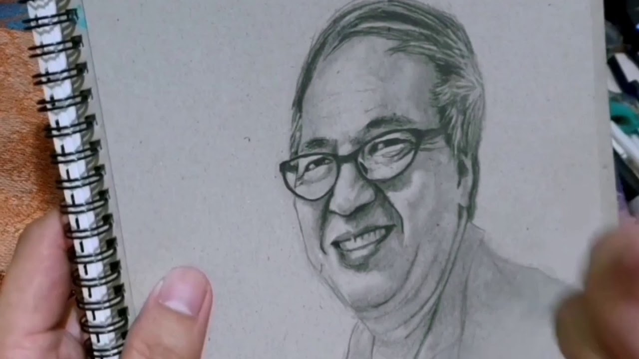 Portrait sketching talk through