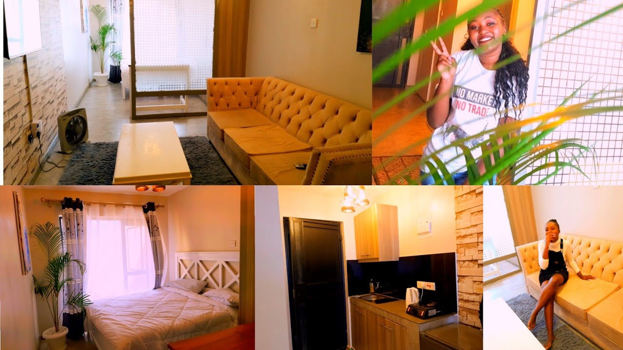 CHEAP STUDIO APARTMENT TOUR/AIRBNB IN NAIROBI!!! VLOG