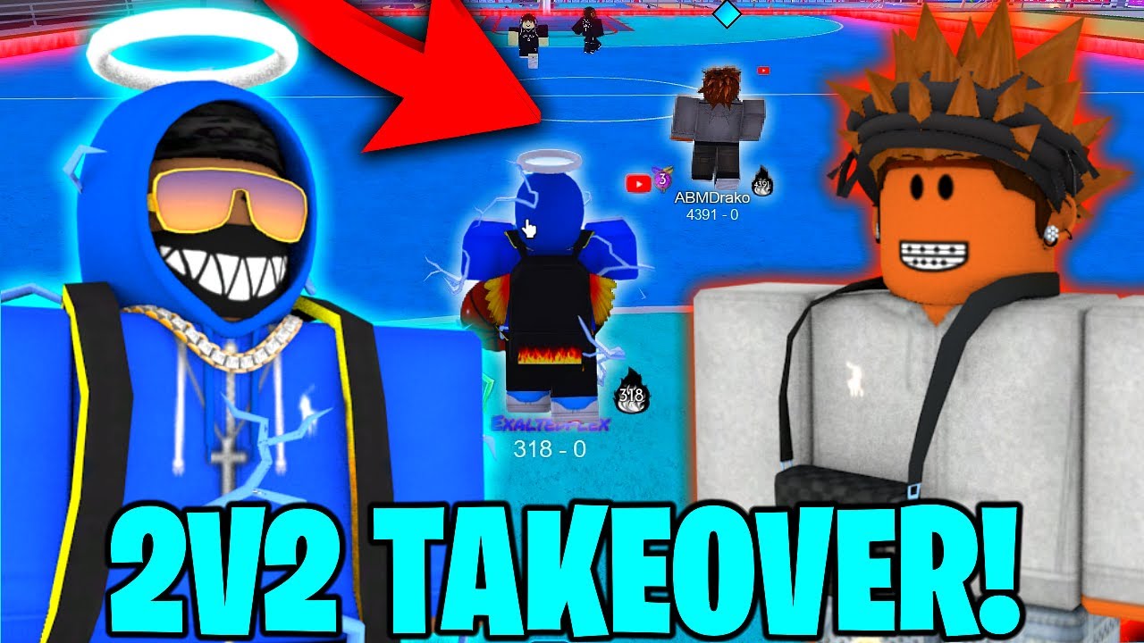 FLEX AND ABMDRAKO 2V2 TAKEOVER!😱 | (12 COURT STREAK!) | (ROBLOX HOOPZ)