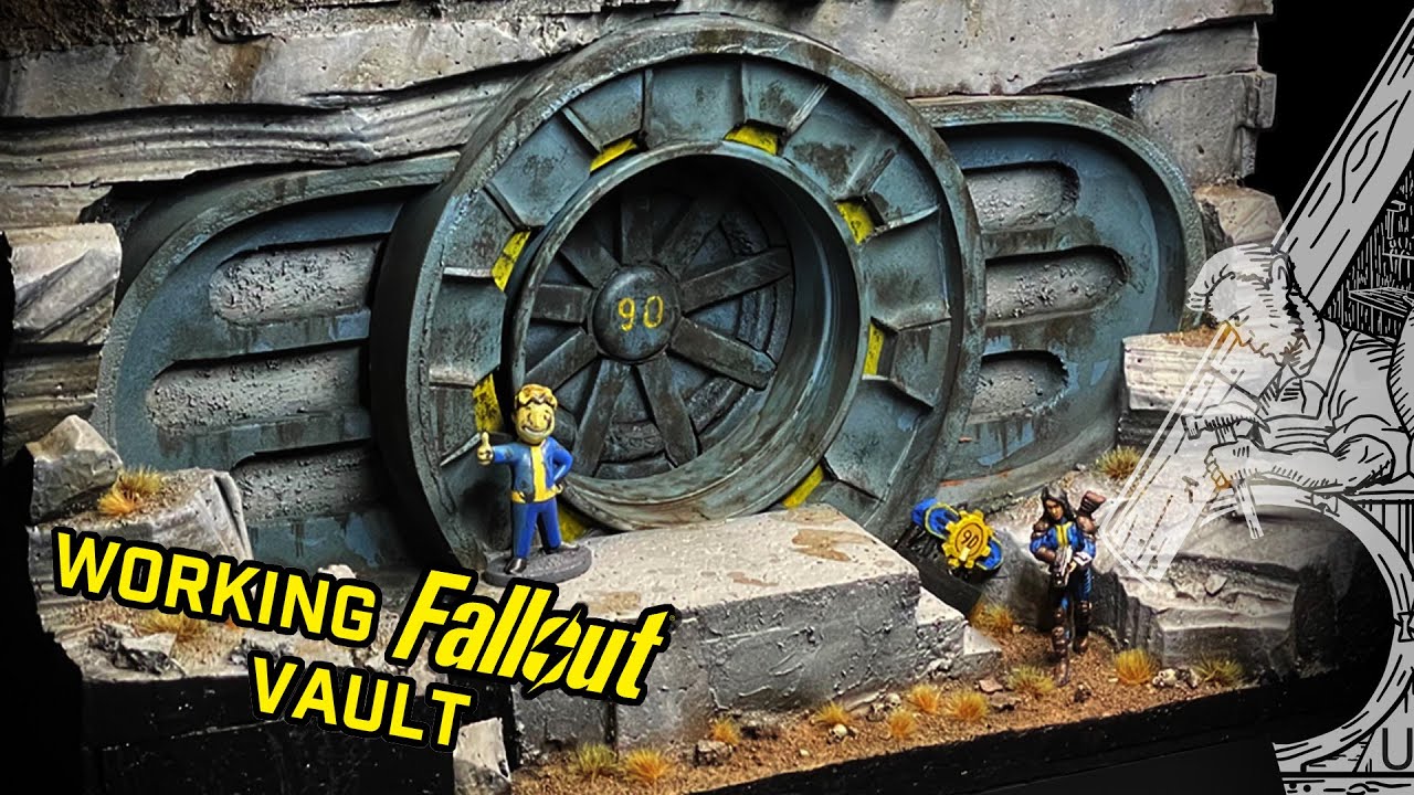 Я построил открывающуюся диораму убежища Fallout!