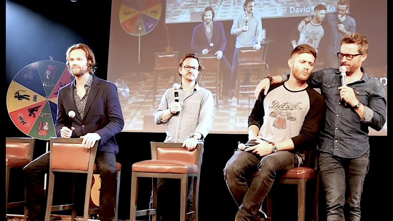Jared Padalecki Saturday Panel with Jensen Ackles, Rob  Benedict and Richard Speight Jr - JIB9 2018