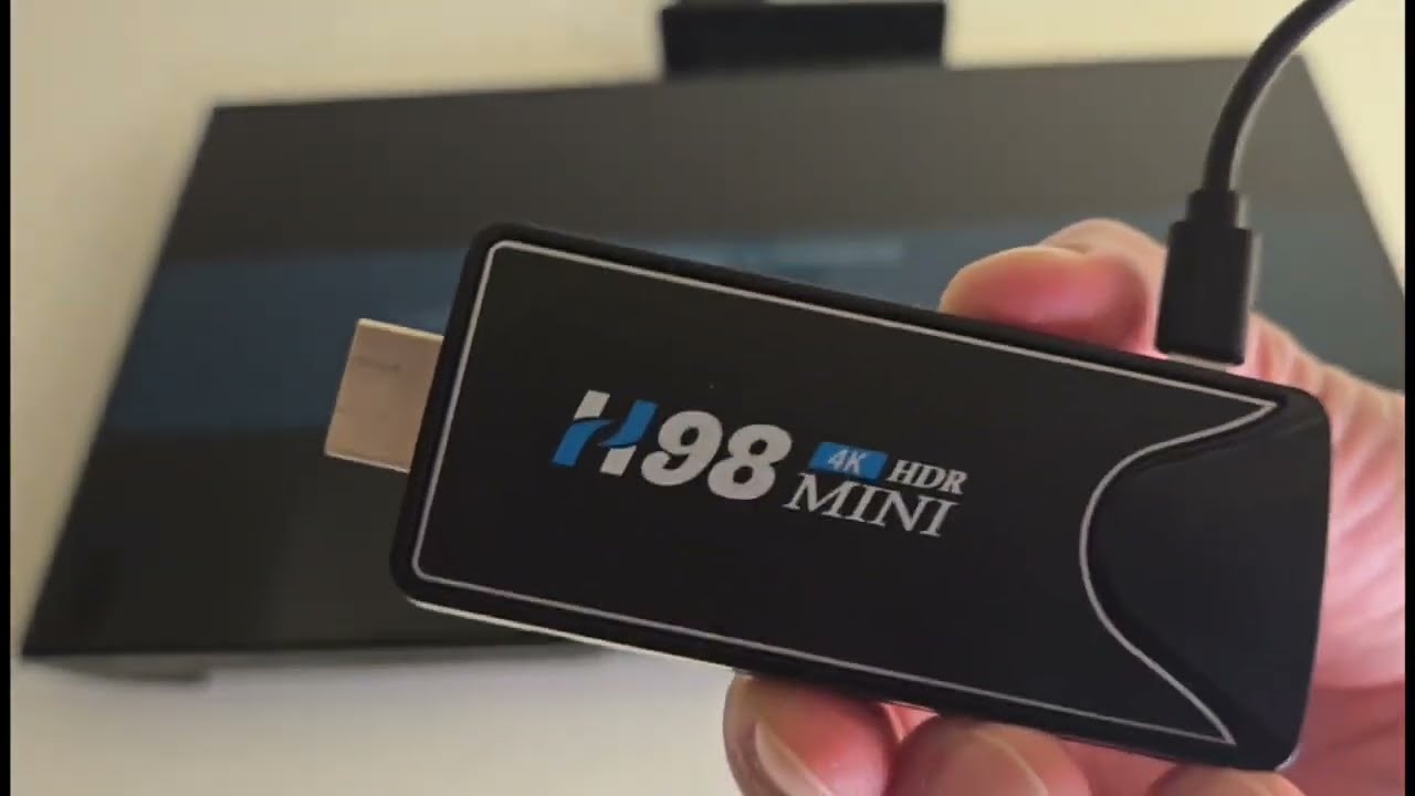 TV Stick Mini H98 4k Android Travado