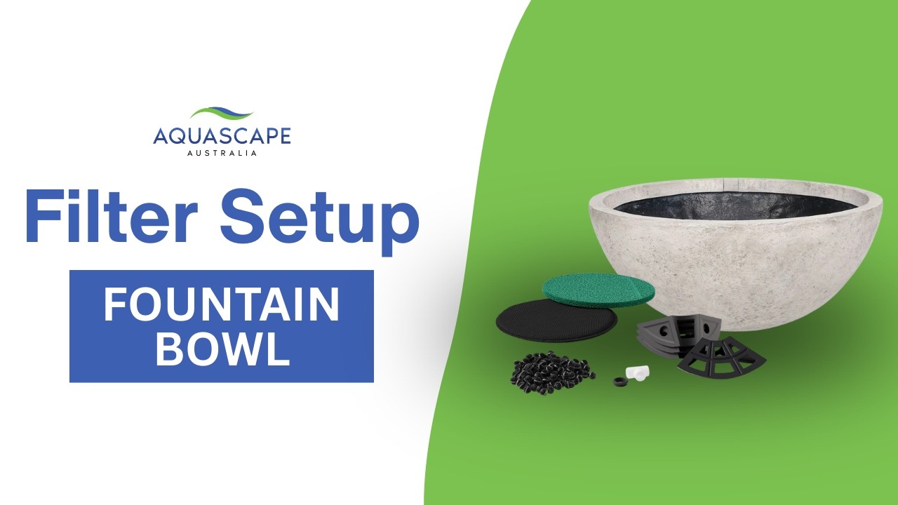 Fountain Bowl Filter Setup | Add Extra Filtration to Your Pond