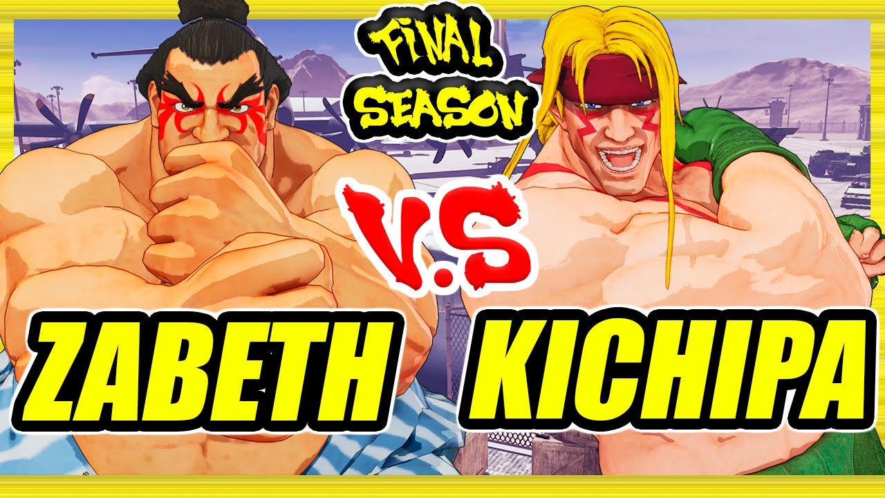 SFV CE 🔥 Zabeth (E. Honda) vs Kichipa (Alex) 🔥 Ranked Set 🔥 Street Fighter 5