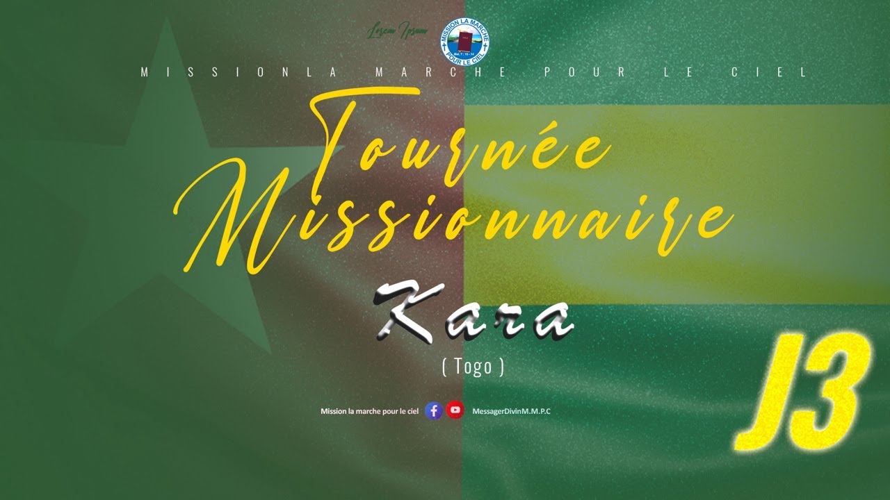 Tournée missionnaire togo (kara) Jour 3