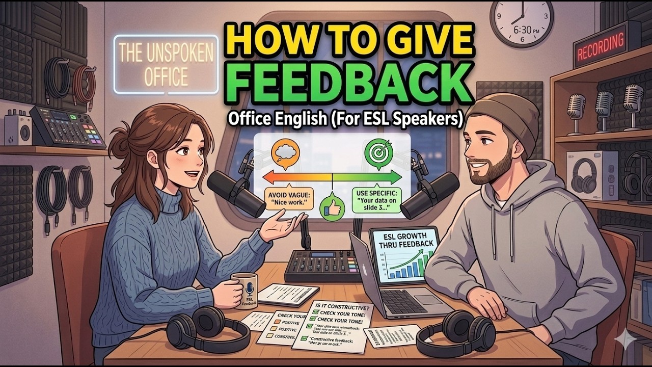 Learn and Practice Business English for Daily Use | How to professionally give feedback | Podcast
