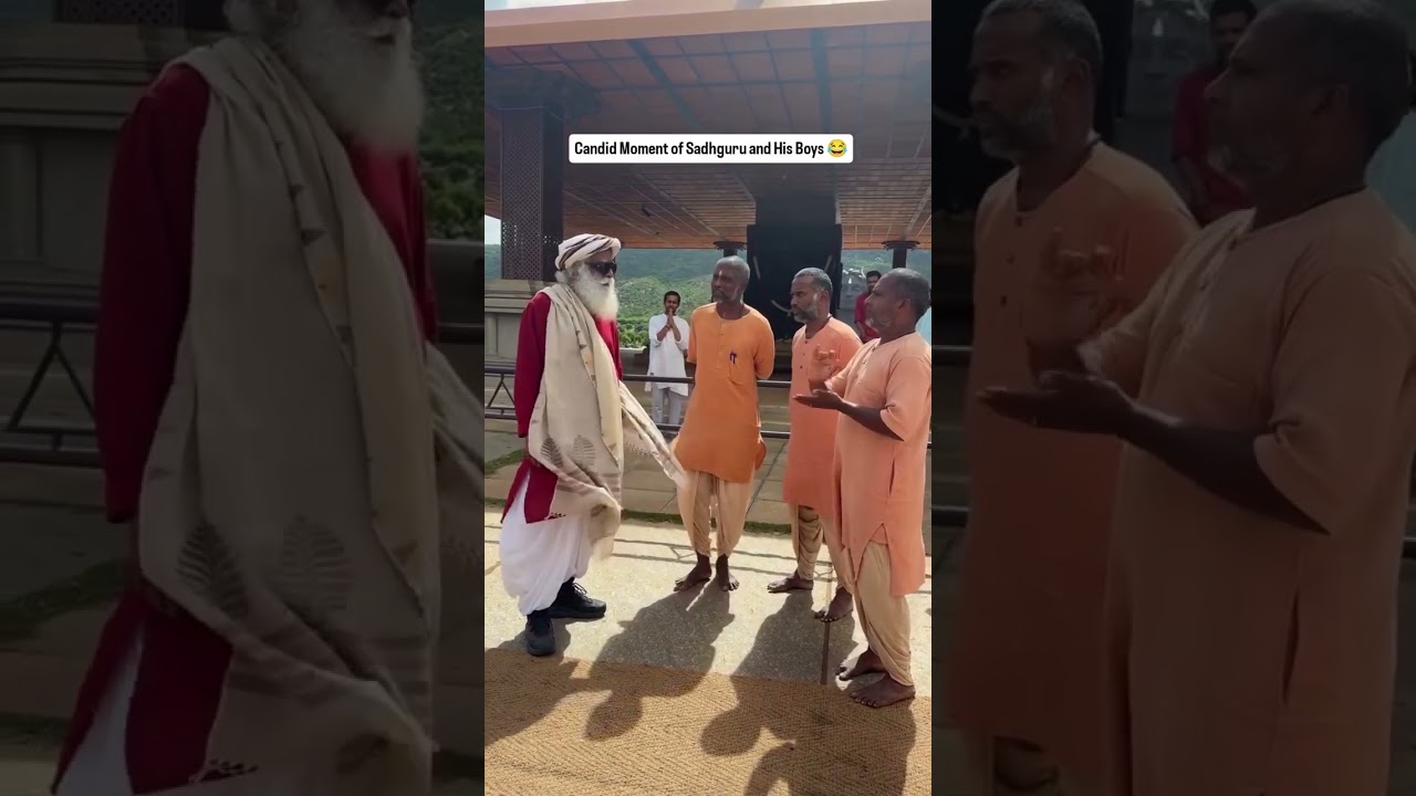 Sadhguru with His Boys 😂 #ishafoundation #sadhguru #shorts #viral #guru #innerengineering