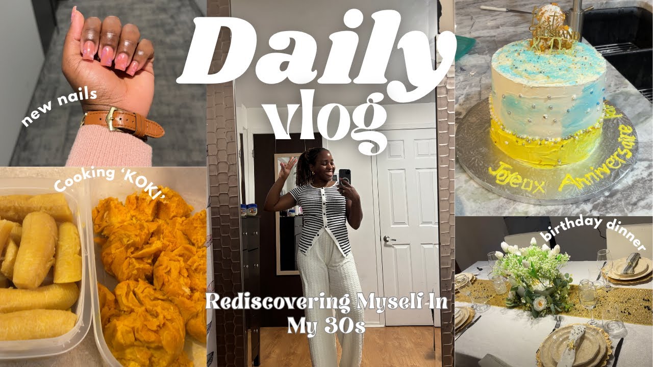 DAILY VLOG🌸Rediscovering Myself In My 30s | Fresh Nails | Surprise Birthday | Cooking + Faith Talks