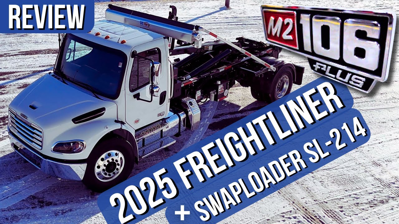 Обзор крюкового погрузчика Freightliner M2 2025 года — грузовик, который стоит своих денег