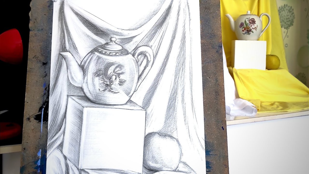 Qabiliyyət imtahanı hazırlığı / Natürmort çəkilmə qaydası. ✏️
