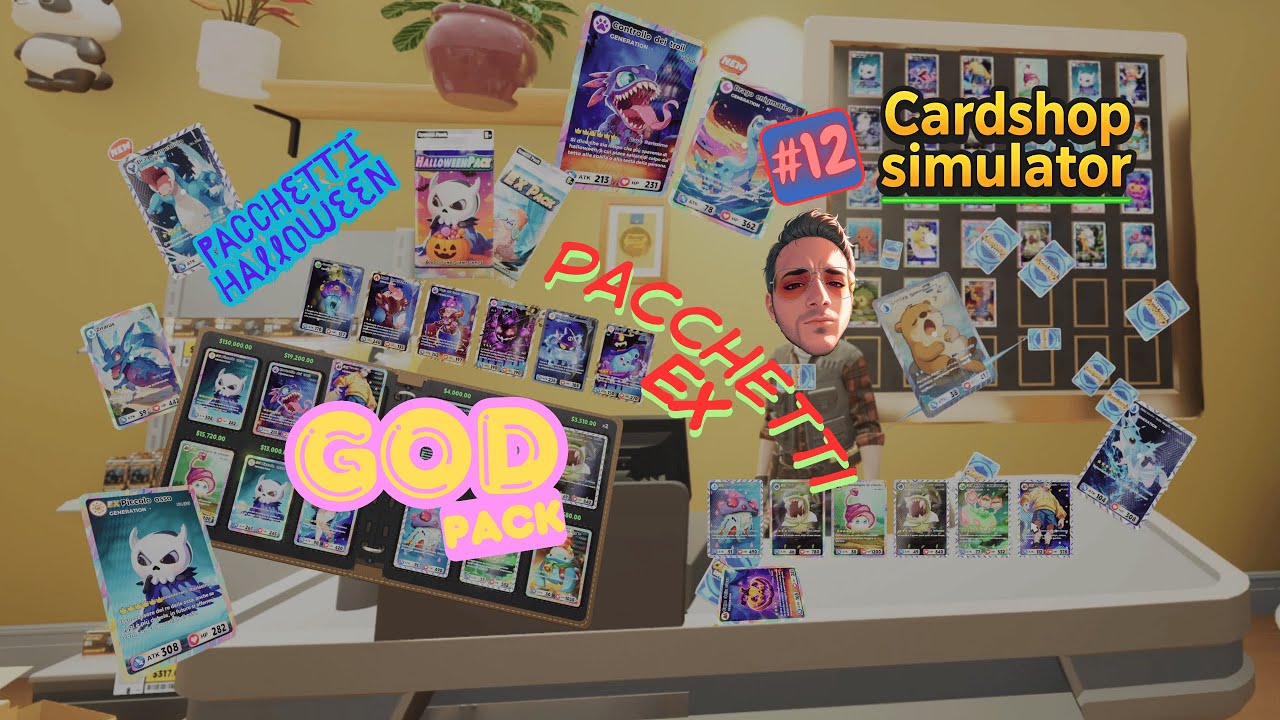 Cardshop Simulator episodio #12   super spacchettamento e pack ultra rari