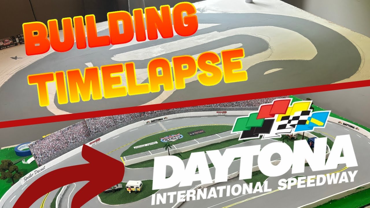How I build my Nascar Stop Motion Tracks!!