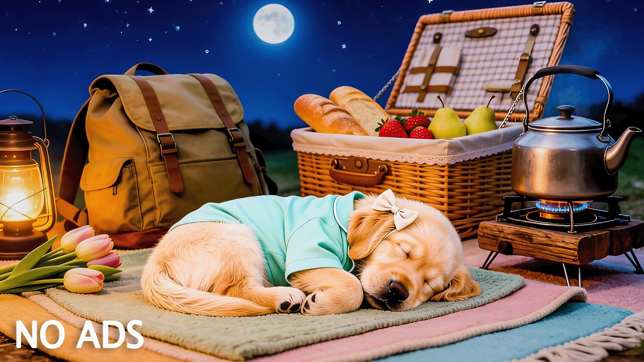 12 Hours Dog Calming Music🎵Chilling Music for Dog Deep Sleep🎵Separation Anxiety Dog Music⭐No Ads