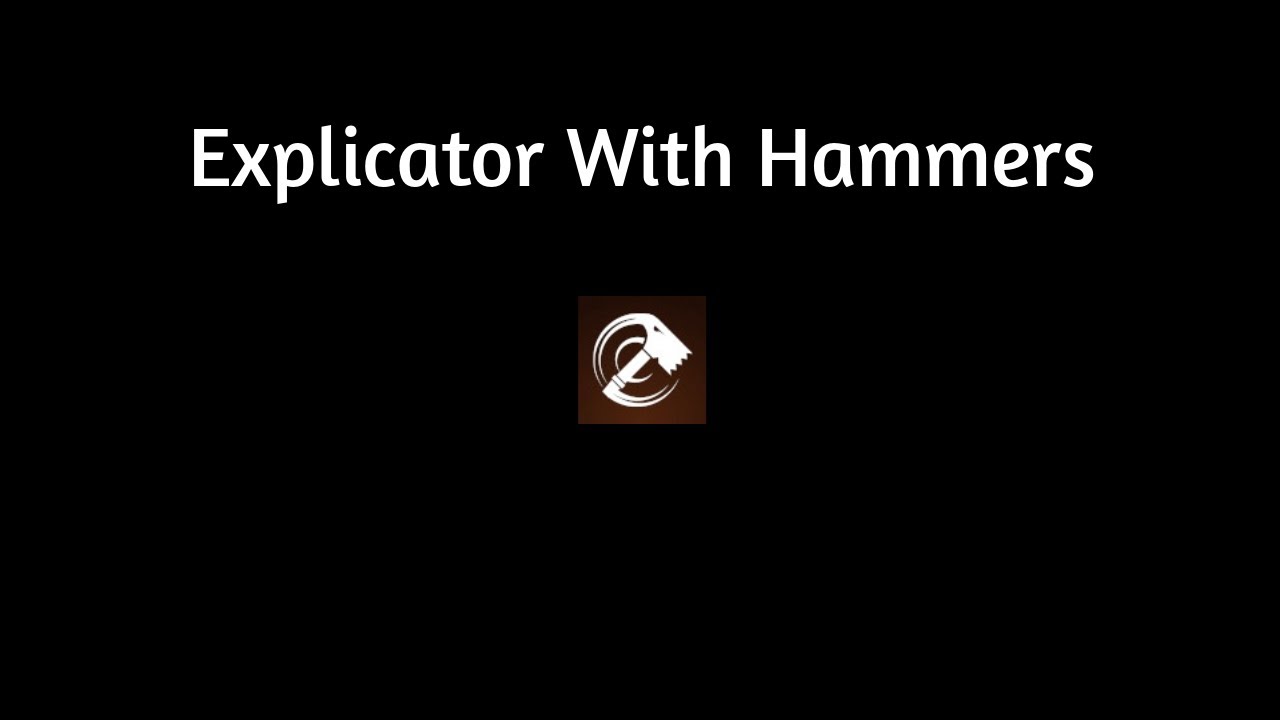 Solo Explicator With BONK Hammers