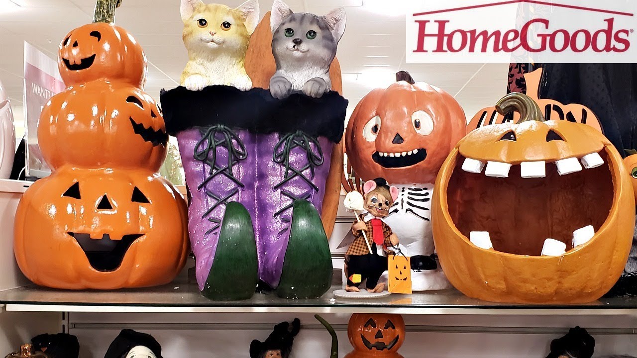 HOMEGOODS SHOP WITH ME! FUN HOME IDEAS HALLOWEEN DECOR SEPTEMBER 2018
