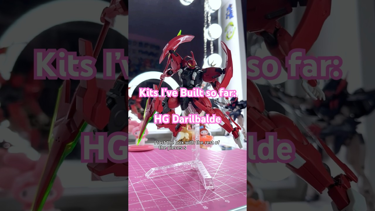Kits I&rsquo;ve built so far! HG Darilbalde #gunpla #highgrade #bandaihobby #modelkit #thewitchfrommercury