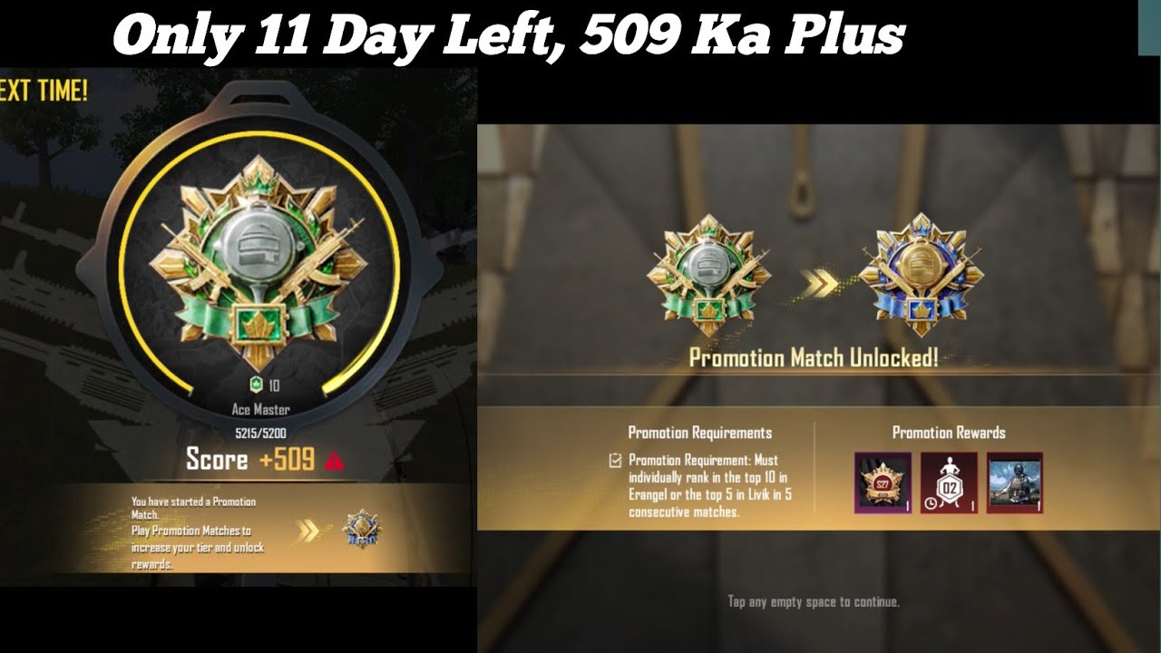 Finally Ace Dominator Promotion Match unlocked |  BGMI | RankScript 