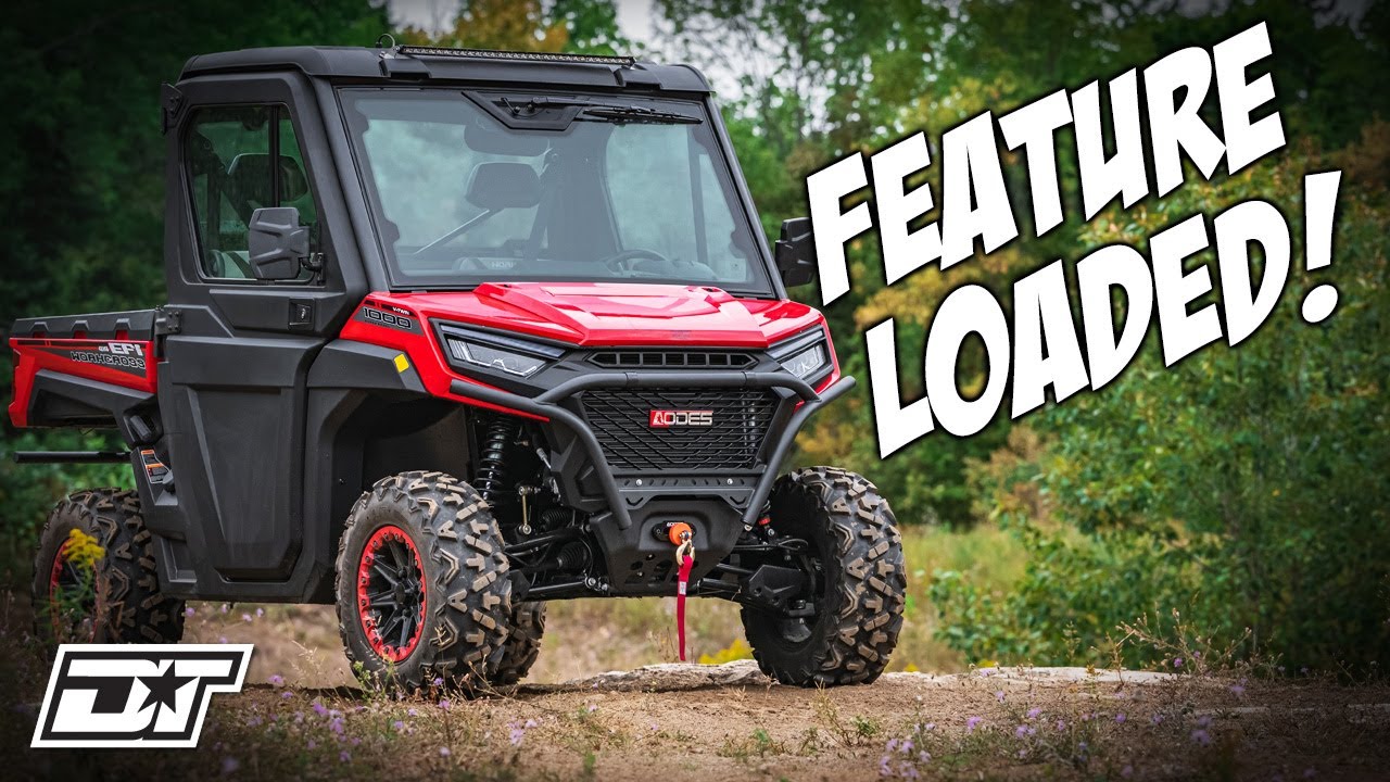AODES Workcross 1000-3 HVAC Detailed UTV Overview