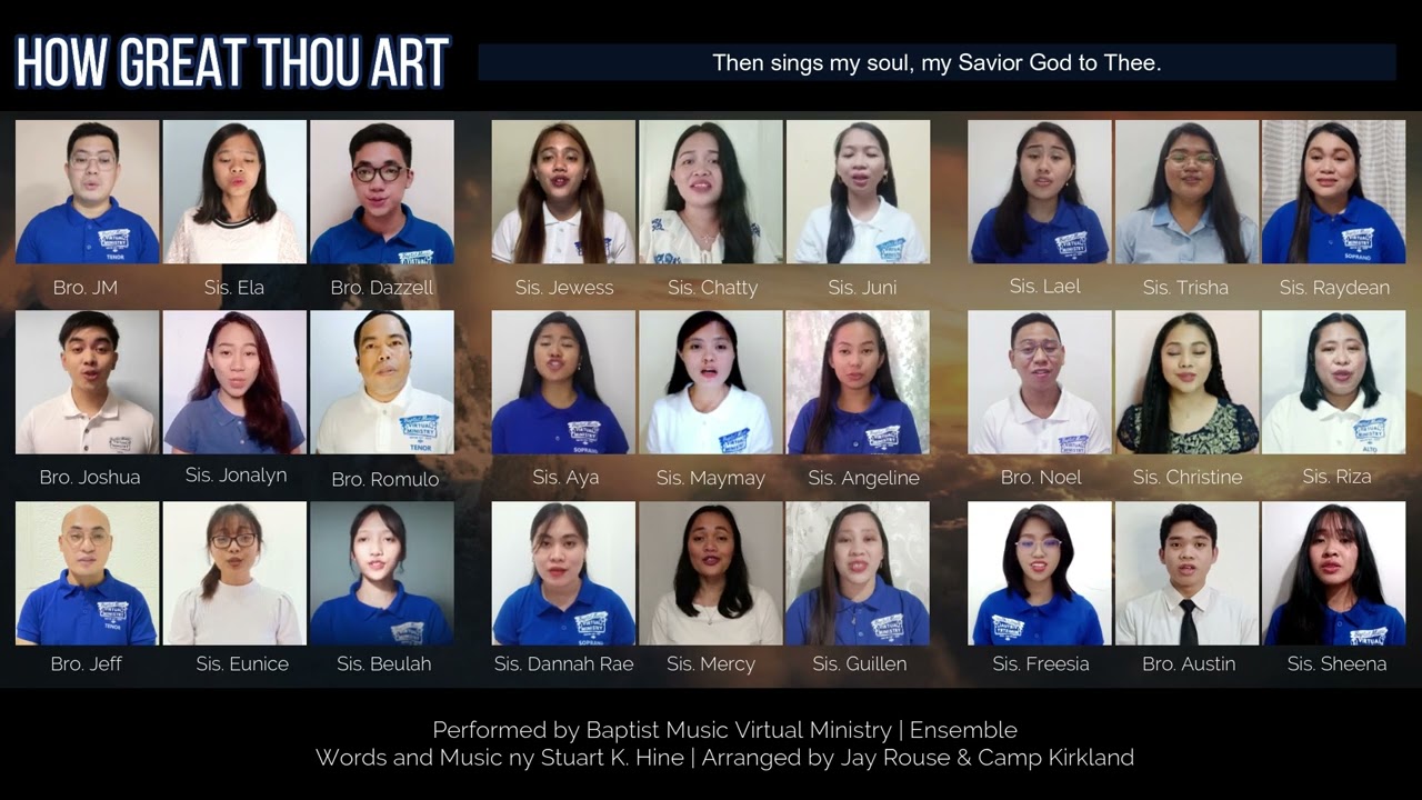 How Great Thou Art | Baptist Music Virtual Ministry | Ensemble